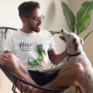 T-shirt St Patrick Lizard Ici pour les Shenanigans