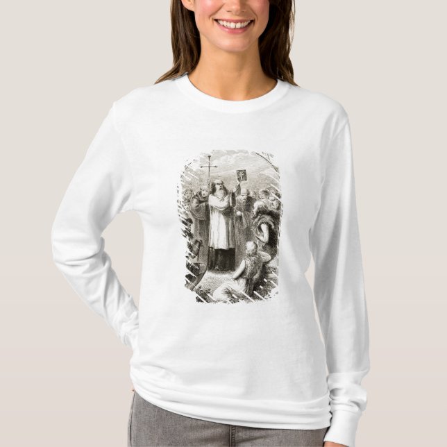 T-shirt St Patrick montrant au peuple de l'Irlande les (Devant)