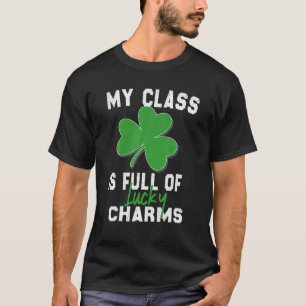 T-shirt St patrick Professeur De Pyjamas Ma Classe Est Ple