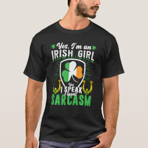 T-shirt St. Patrick S Day Irlandaises Filles Shamrocks ten
