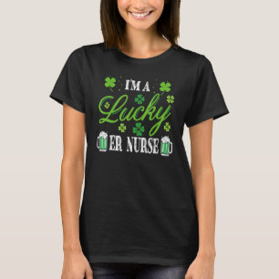 T-shirt St Patrick S Day Pyjama Je Suis Une Infirmière Urg