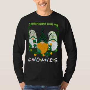 T-shirt St Patrick S Day Shenanigans Gnomies Gnome Shamroc