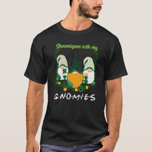 T-shirt St Patrick S Day Shenanigans Gnomies Gnome Shamroc