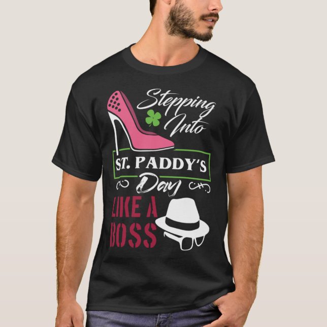 T-shirt St Patrick s'embarque dans la journée du papa comm (Devant)