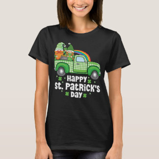 T-shirt St Patrick Vintage Camion Vert Gnomies