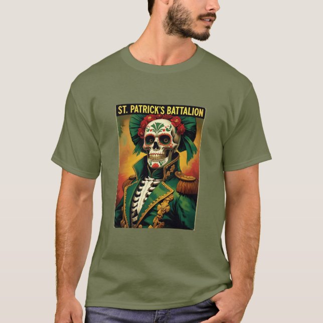 T-shirt St Patricks Battalion San Patricios Irish Mexican (Devant)