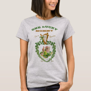 T-shirt St Patrick's Blarney Castle Irish One Lucky Mommy