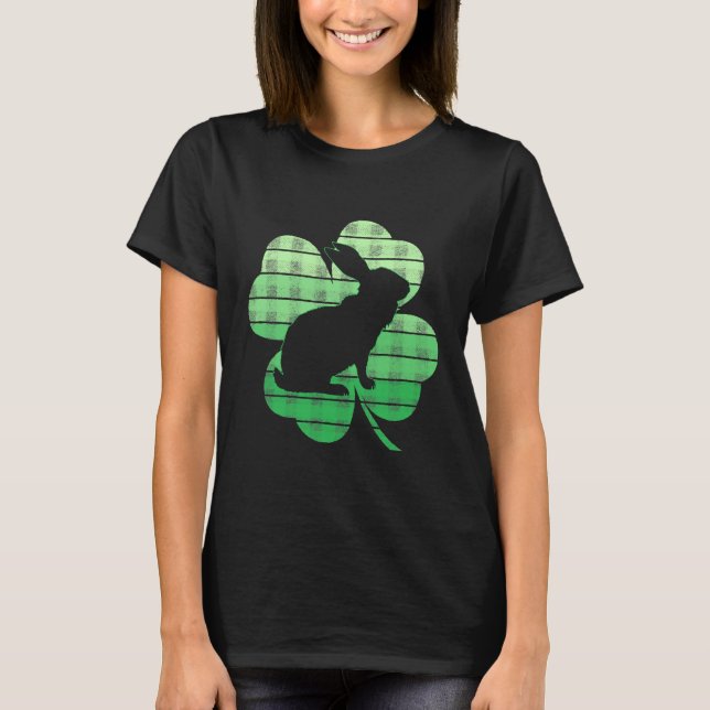 T-shirt St Patricks Day Bunny Rabbit Lover (Devant)