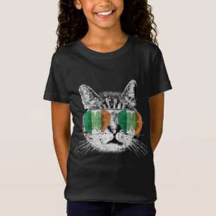 T-Shirt St Patrick's Day Chat Tricks Irish Saint Catty's S