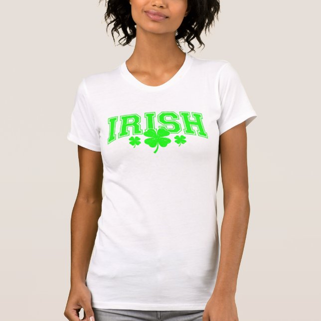 T-shirt St Patrick's Day Chic irlandais (Devant)