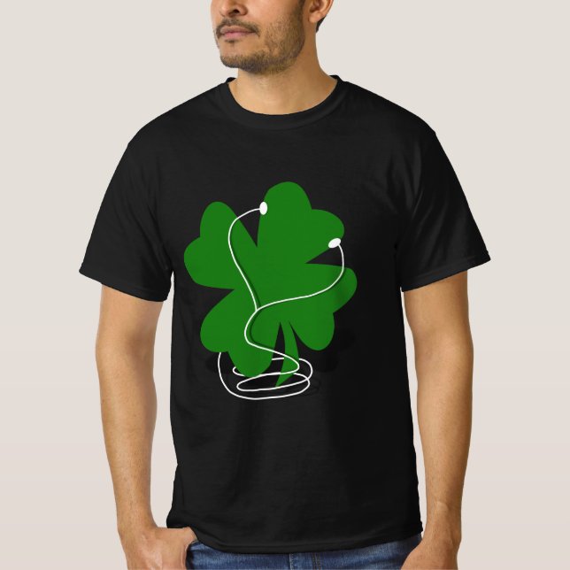 T-shirt St. Patrick's Day Clover - iRish Clover (Devant)