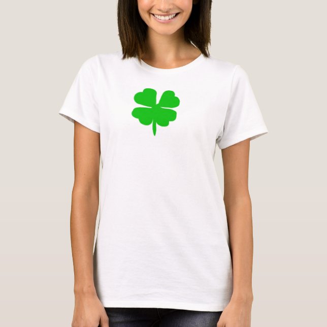 T-shirt St. Patricks Day Clover Leaf (Devant)