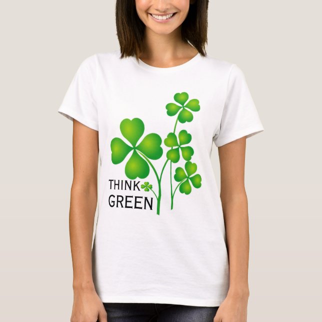 T-shirt St. Patrick's Day Clover + vos idées (Devant)