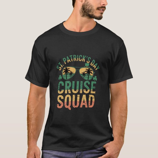 T-shirt St Patrick's Day Cruise Squad Amusant Famille Matc (Devant)