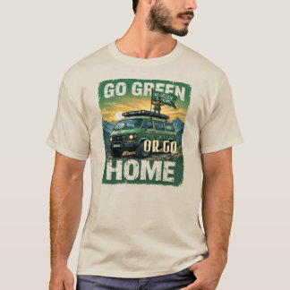 T-shirt St. Patrick's Day DEVENEZ ÉCOLO OU RENTREZ CHEZ VO