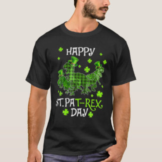 T-shirt St Patrick's Day Dinosaur Dino Saurus Shamro irlan