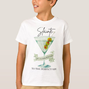 T-shirt St Patricks Day Dirty Martini Slainte Au Perfe