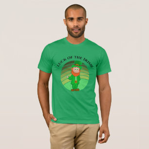 T-shirt St. Patrick's Day Distressed Irish Leprechaun