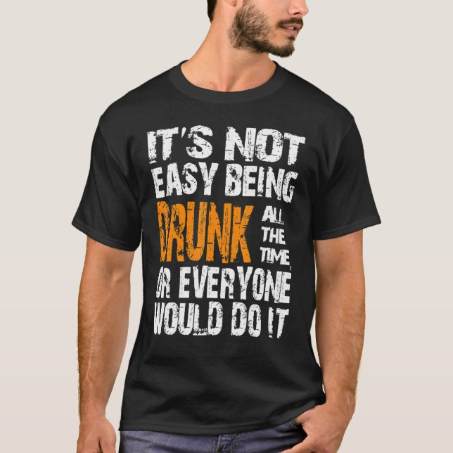 T-shirt St Patrick's Day Drunk Lucky Bartender All Time Dr (Devant)