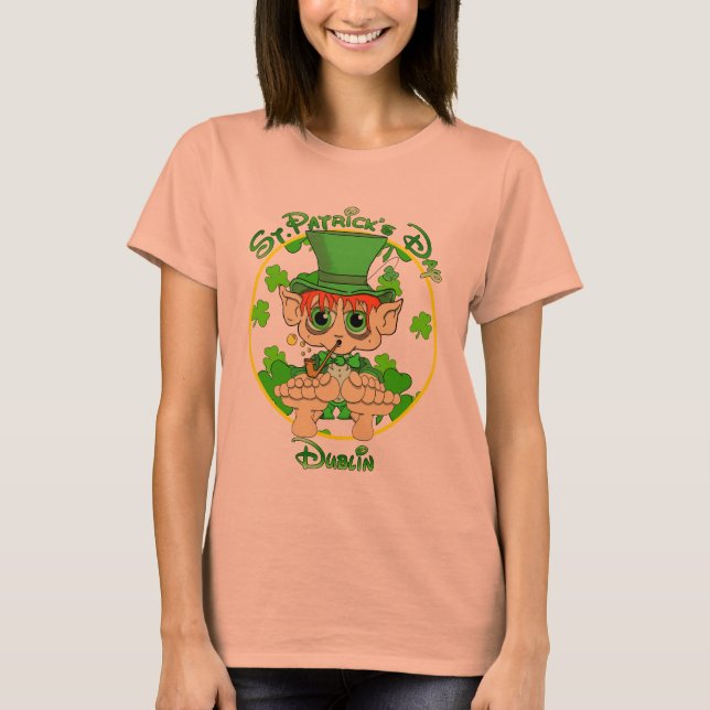 T-shirt St Patrick's Day Dublin (Devant)