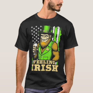 T-shirt St Patricks Day Feing Irish Funny Beer USA Drapeau