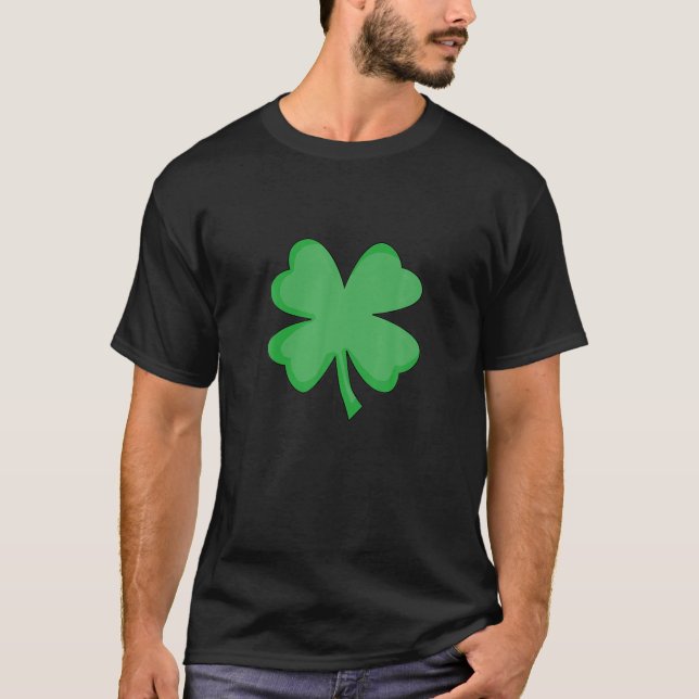 T-shirt St.Patrick's Day Femmes Hommes Enfants Clover Leaf (Devant)