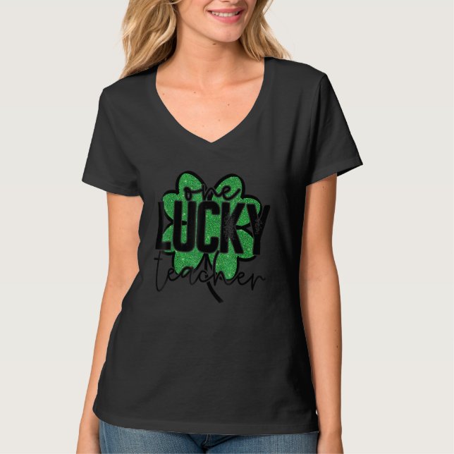 T-shirt St Patricks Day Gift For Kindergarten Prek One Luc (Devant)