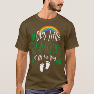 T-shirt St Patrick's Day Grossesse Faire-part Little Sha