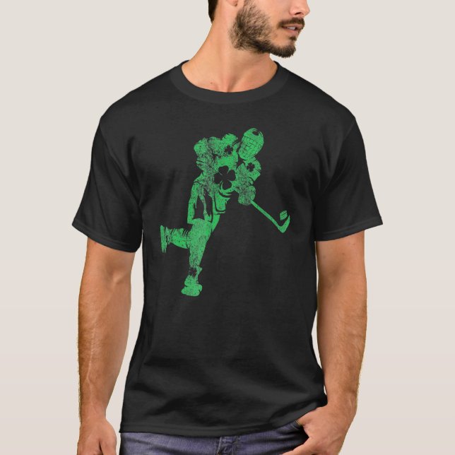 T-shirt St Patricks Day Hockey Irish Boys Saint Paddy's Sh (Devant)
