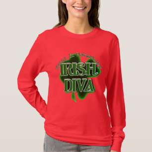 T-shirt St. Patrick's Day Irish Diva