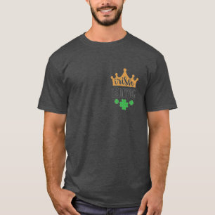 T-shirt St Patrick's Day Irlandais King    FunnyT-Shirt