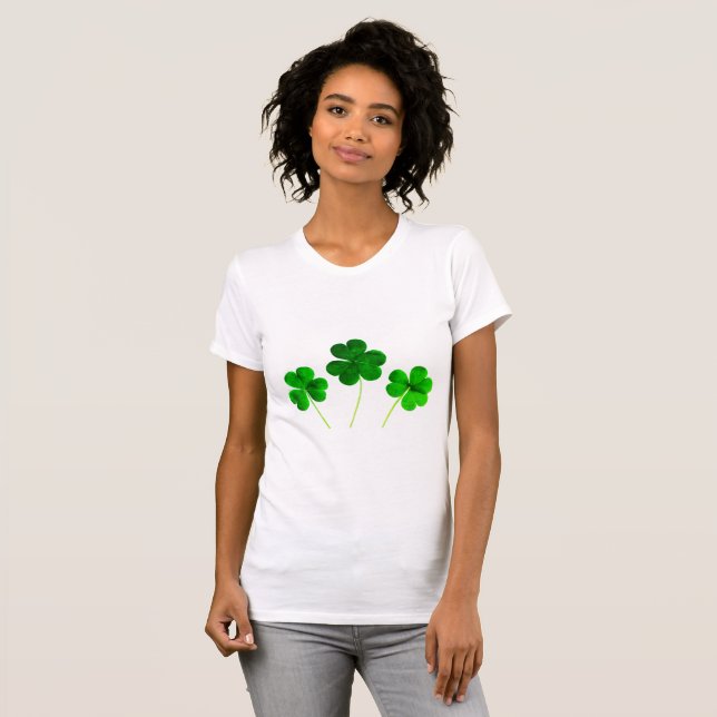 T-shirt St Patrick's Day Irlandais Shamrock Clover Cute 20 (Devant entier)
