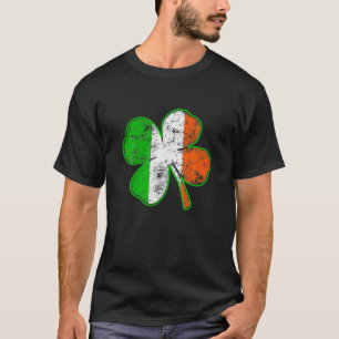 T-shirt St. Patrick's Day Irlandais Shamrock du drapeau am