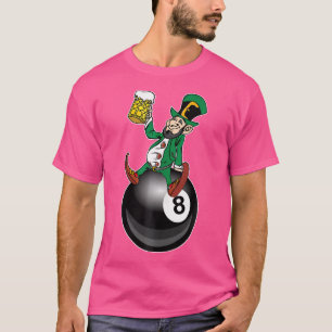 T-shirt St Patrick'S Day Leprechaun Joueur Billi