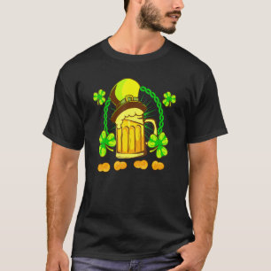 T-shirt St Patrick's Day Leprechaun Shamrock Boire de la b
