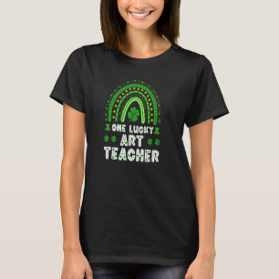 T-shirt St Patrick's Day One Lucky Teacher Irlande
