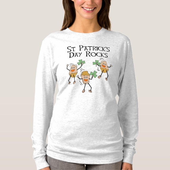 T-shirt St. Patrick's Day Rocks (Devant)