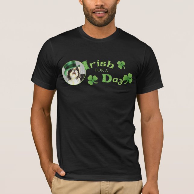 T-shirt St. Patrick's Day Shih Tzu (Devant)
