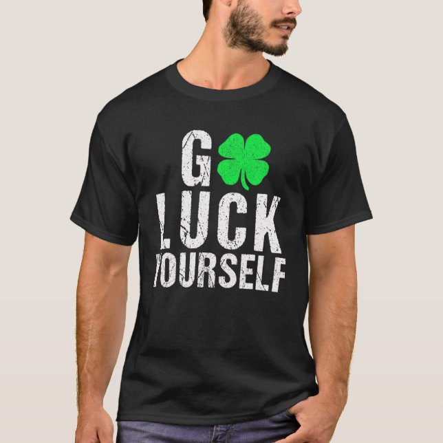 T-shirt St Patrick's Day Smudge Clover - Smudge The Cats E (Devant)