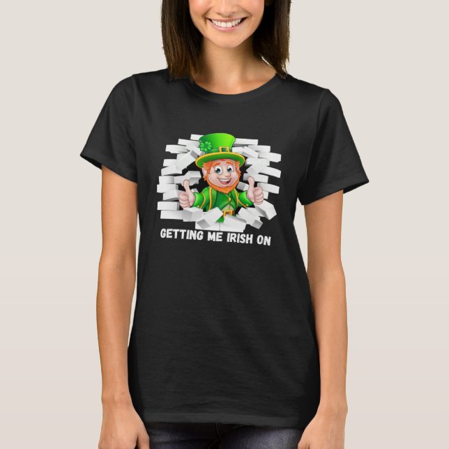 T-shirt St Patricks Day  St Pattys Pixie Gnome Elfin Fay S (Devant)