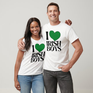 T-shirt St. Patrick's Day Store I Love Irish Boys