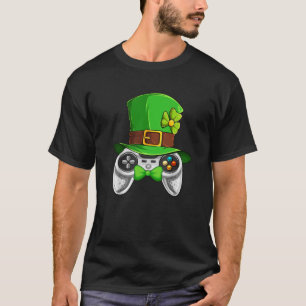 T-shirt St. Patrick's Day Vidéo Jeu Leprechaun Costume Sh