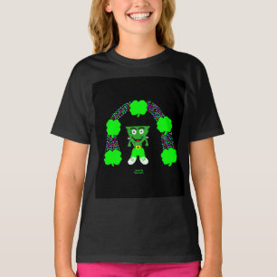 T-shirt St. Patrick's FrankenCheese Girls Black T Shirt
