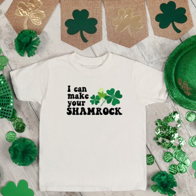 T-shirt St. Patricks jour drôle shamrock trèfle chanceux i (Créateur téléchargé)