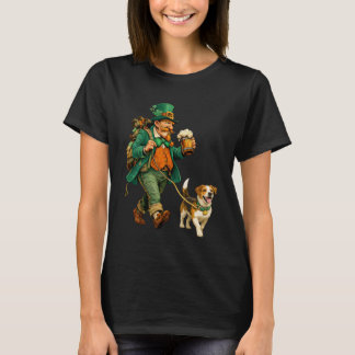 T-shirt St. Patricku2019s jour de la fée avec Bière Jack R