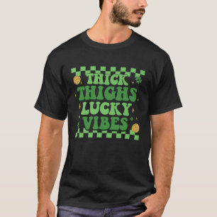 T-shirt St Patricku2019s Jour Épais cuisses Lucky Vibes