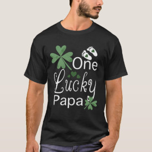 T-shirt St Patricku2019s jour un papa chanceux design nouv