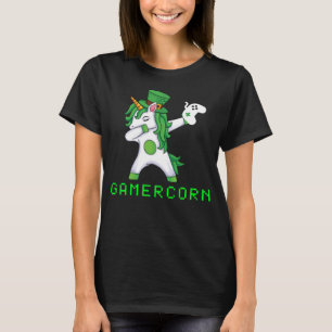 T-shirt St Patty s Paddy s Day Dabbing Video Jeu Unicorne