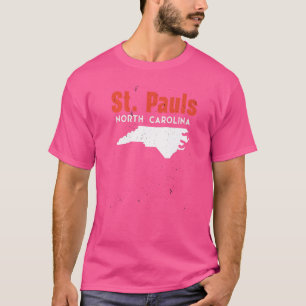 T-shirt St Pauls Caroline du Nord États-Unis Voyage Amériq