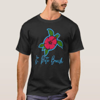 St Pete Beach 2022 Tortue de mer Fleurs tropicales